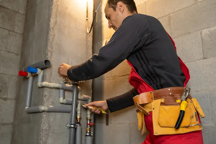 Local plumber fitting pipework in Birmingham