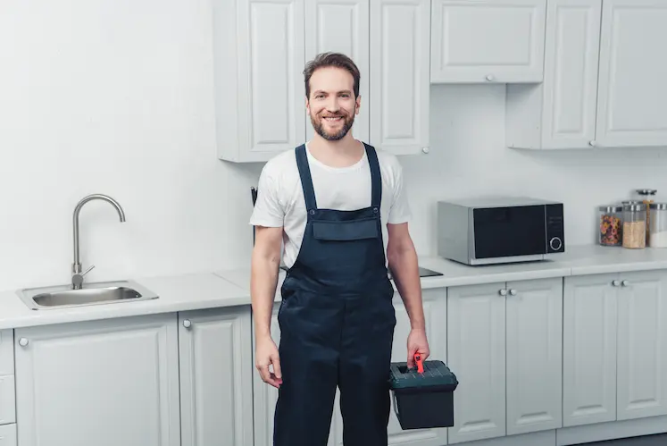 Local tradesperson visiting a property in Oldham