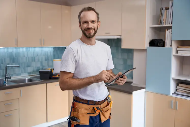 Local tradesperson visiting a property in Dorset