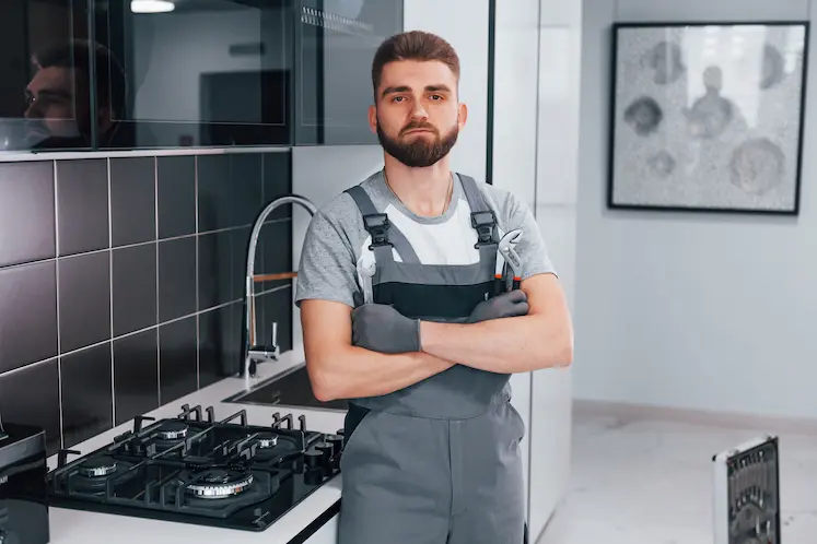 Local tradesperson visiting a property in Bolton