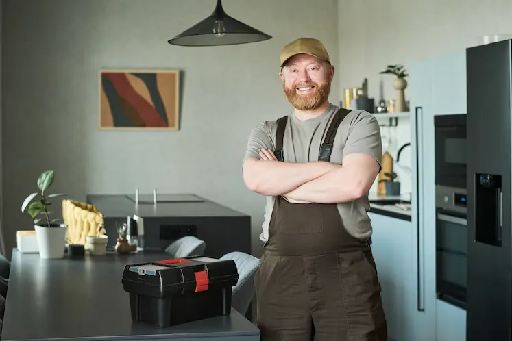Local tradesperson visiting a property in Birmingham